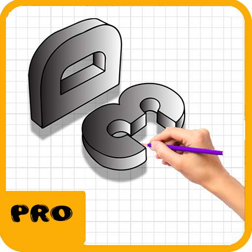how to draw 3D 4