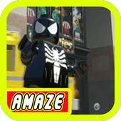 Amaze LEGO Super Black Spider logo