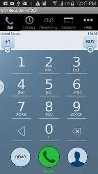 Call Recorder - IntCall स्क्रीनशॉट 1