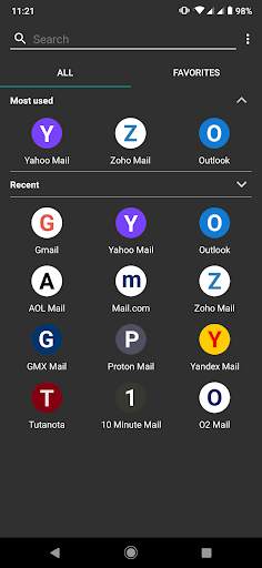 MAIL : Many email providers in one app screenshot 1