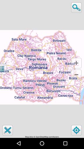 Map of Romania offline screenshot 1