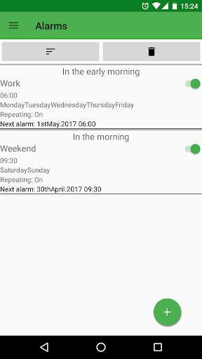 Speaking alarm clock screenshot 1