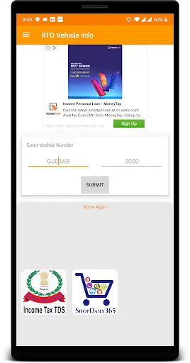 RTO Vehicle Registration Info (RTO Parivahan) screenshot 3