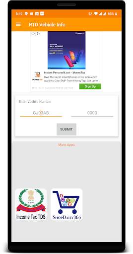 RTO Vehicle Registration Info (RTO Parivahan) screenshot 3