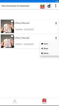 Video downloader for dailymotion screenshot 4