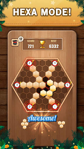 Wooden 100 Block Puzzle Game screenshot 7
