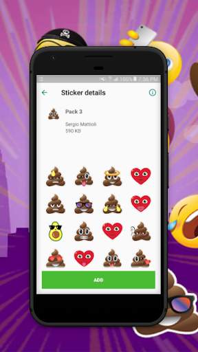 HD Emoji Stickers For WhatsApp (WAStickerApps) screenshot 8