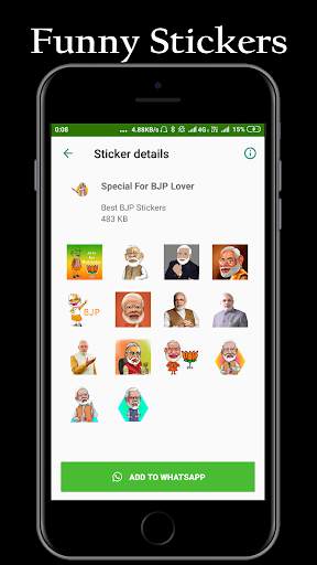 Election 2019 Stickers for WhatsApp screenshot 5