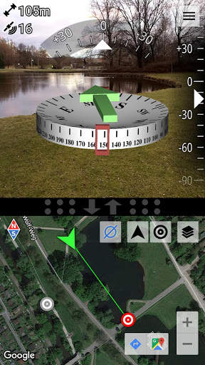 AR GPS Compass Map 3D screenshot 1