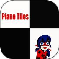 Lady Bug Noir Piano Tiles logo