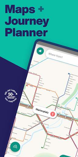 Munich Metro - MVG map and route planner screenshot 1
