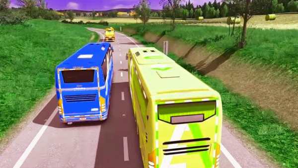 Coach Bus Racing 3D Game 2020 : City Bus Simulator screenshot 2