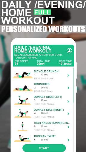 Daily /Evening/ Home Workout screenshot 1