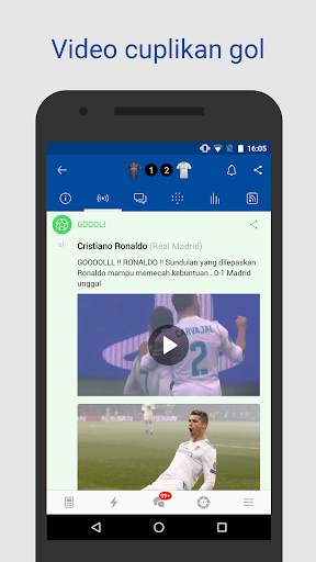 Real Live - Gol dan berita unt screenshot 2