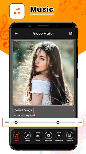 Vide - Photo Video Maker With Music & Video Editor screenshot 1