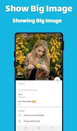 Plus Messenger : Unofficial telegram Messenger screenshot 5