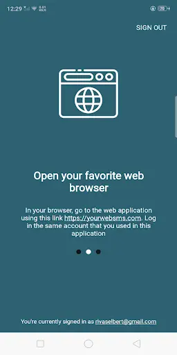 Your Web SMS - SMS From Web/PC screenshot 2