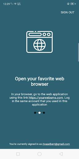 Your Web SMS - SMS From Web/PC screenshot 2