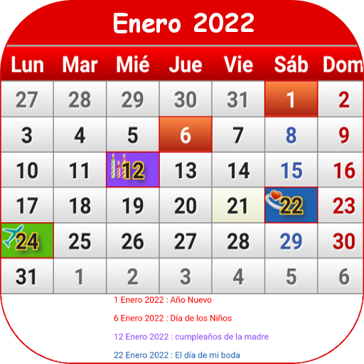 Uruguay Calendario 2022 icon