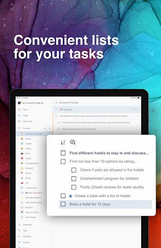 SingularityApp: To Do Lists 8 تصوير الشاشة