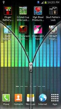 Transparent Zipper Screen Lock screenshot 5
