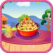 Chicken salad cooking logo