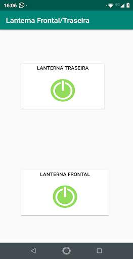 Lanterna Frontal(selfie)/Traseira Flashlight Front screenshot 1