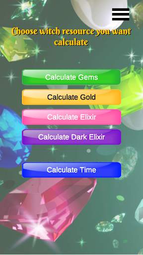 Free Gems calc for clashers screenshot 1