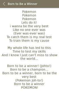All Pokemon Album Songs Lyrics screenshot 7
