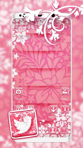 Soft Pink Launcher Themes screenshot 1