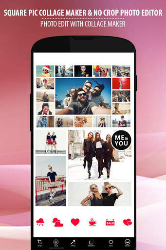 Square Pic Collage Maker, No crop Photo Editor screenshot 10