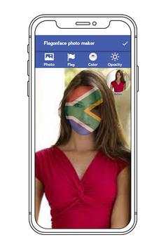 Flag on Face Photo Editor screenshot 4