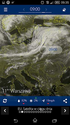 Sat24, pogoda satelitarnej screenshot 2
