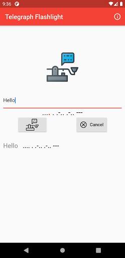 Telegraph Flashlight screenshot 2