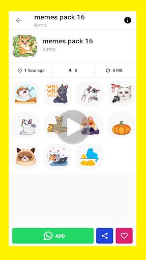 😎Funny Animated memes Stickers for WhatsApp☃ screenshot 5