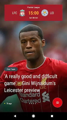 The Official Liverpool FC App скриншот 2