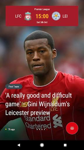 The Official Liverpool FC App screenshot 2