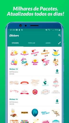 Figurinhas - WAStickerApps screenshot 1
