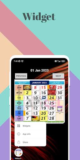 Malaysia Calendar 2024 Holiday 3 تصوير الشاشة