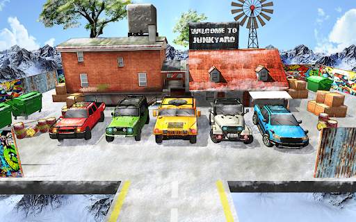 Extreme Jeep Snow Stunts screenshot 7