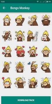 Ape Monkey Funny Emoji WAStickerApp for Whatsapp screenshot 7