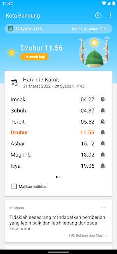 ShalatKu—Jadwal Sholat & Adzan screenshot 1