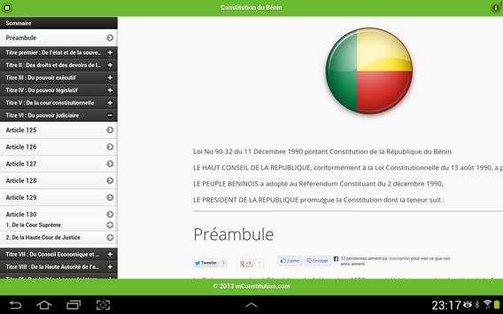 Constitution du Bénin скриншот 9