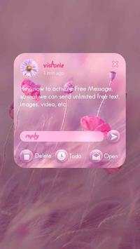 (FREE) GO SMS FLORAL THEME screenshot 4