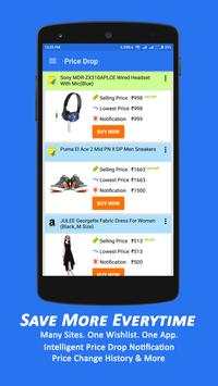 Price Drop: Price Tracker for Amazon Flipkart screenshot 1