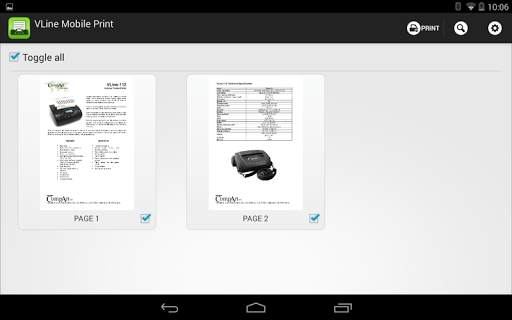 VLine Mobile Print screenshot 4