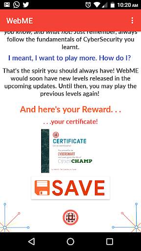 WebME - The CyberSecurity Game screenshot 8