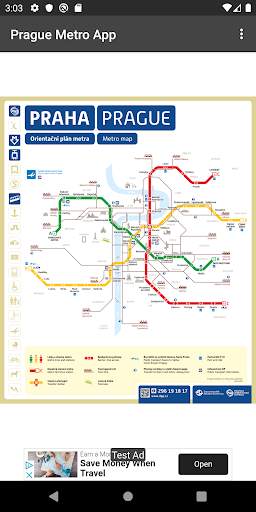 Prague Metro App screenshot 1