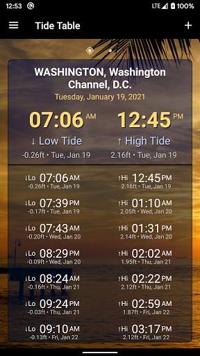 Tide Table screenshot 2
