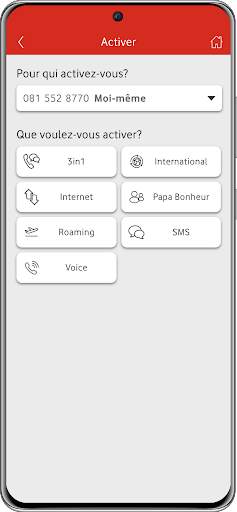 My Vodacom RDC screenshot 2